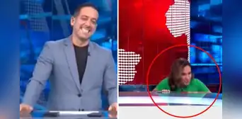 Óscar del Portal y su irónico comentario tras caída de Alvina Ruiz: “Agárrense bien”