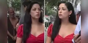 Hombre acosa a la actriz Andrea Luna mientras brindaba una entrevista en vivo para TV