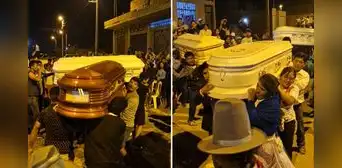 Familia hizo 'bailar' ataúdes de fallecidos en accidente a ritmo de huaino: “El último adiós” Familia hizo 'bailar' ataúdes de fallecidos en accidente a ritmo de huaino: “El último adiós”