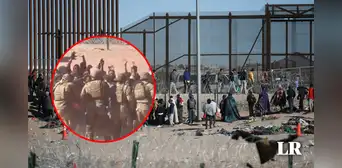Caos en El Paso: cientos de inmigrantes rompen la frontera entre México y Estados Unidos