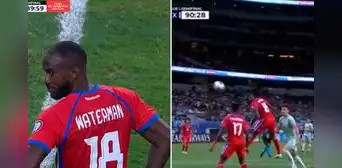 Cecilio Waterman anotó golazo de cabeza con Panamá, pero fue anulado por el VAR Cecilio Waterman anotó golazo de cabeza con Panamá, pero fue anulado por el VAR