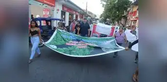 Iquitos: población protesta y marcha contra la minería ilegal