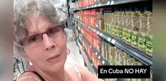 Cubana va a supermercado y se sorprende al encontrar gran cantidad de mayonesa y aceite: “En Cuba no hay” Cubana va a supermercado y se sorprende al encontrar gran cantidad de mayonesa y aceite: “En Cuba no hay”