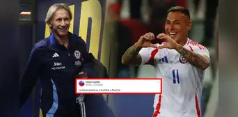 Hinchas de Chile enaltecen a Gareca tras debutar con goleada: "Va a humillar a Francia" Hinchas de Chile enaltecen a Gareca tras debutar con goleada: "Va a humillar a Francia"