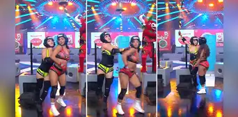 Rosángela Espinoza propinó fuerte empujón a Karen Dejo en 'EEG' y así reaccionó la combatiente