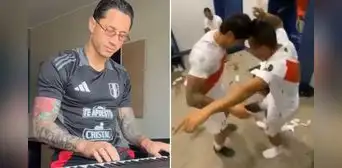 Gianluca Lapadula celebró el triunfo de Perú tocando el teclado y redes enloquecen: “Una de Agua Marina” Gianluca Lapadula celebró el triunfo de Perú tocando el teclado y redes enloquecen: “Una de Agua Marina”