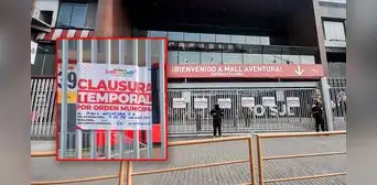 Mall Aventura de San Juan de Lurigancho: ¿por qué se clausuró y hasta cuándo? Esto es lo que se sabe Mall Aventura de San Juan de Lurigancho: ¿por qué se clausuró y hasta cuándo? Esto es lo que se sabe