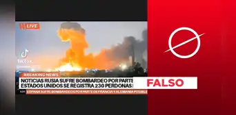 Foto de explosión no muestra un reciente “bombardeo de EE. UU. a Rusia” Foto de explosión no muestra un reciente “bombardeo de EE. UU. a Rusia”