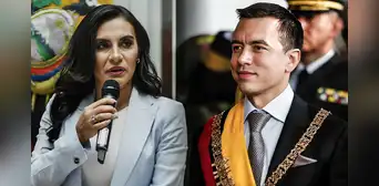 Vicepresidenta de Ecuador denuncia al Gobierno de Noboa de “persecución” tras detención de su hijo Vicepresidenta de Ecuador denuncia al Gobierno de Noboa de “persecución” tras detención de su hijo