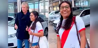 Hincha peruana buscó a Ricardo Gareca en Francia y le deseó éxito con Chile: "Que le vaya muy bien" Hincha peruana buscó a Ricardo Gareca en Francia y le deseó éxito con Chile: "Que le vaya muy bien"