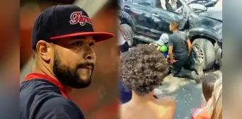 Josmil Pinto, exgrandeliga venezolano, sufre accidente automovilístico y es trasladado a hospital