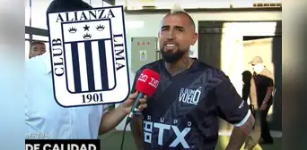 Arturo Vidal aseguró que Alianza es el "mejor del Perú" y ve a su grupo parejo en la Libertadores