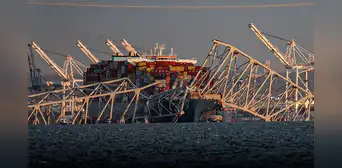 El puente en Baltimore se derrumba tras choque con barco Dali en Estados Unidos [VIDEO]