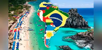 Descubre al país que tiene la playa más bonita de Sudamérica, según la IA: tiene arena blanca y mar turquesa