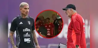 Guerrero y Fossati bromean en banderazo: el DT le quiso dar un bolso de la 'U' y el '9' se escapó Guerrero y Fossati bromean en banderazo: el DT le quiso dar un bolso de la 'U' y el '9' se escapó