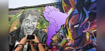 Inauguran el mural de Dragon Ball más grande de Latinoamérica, fue dedicado a Akira Toriyama