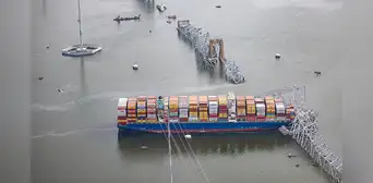 EE. UU.: barco choca y derrumba al mayor puente de Baltimore EE. UU.: barco choca y derrumba al mayor puente de Baltimore
