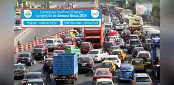 Semana Santa 2024: CONOCE los horarios de mayor congestión vehicular en la Panamericana Sur Semana Santa 2024: CONOCE los horarios de mayor congestión vehicular en la Panamericana Sur