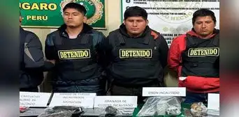 Puno: capturan a delincuentes que aterrorizaban en carreteras con granadas de guerra y un dron Puno: capturan a delincuentes que aterrorizaban en carreteras con granadas de guerra y un dron