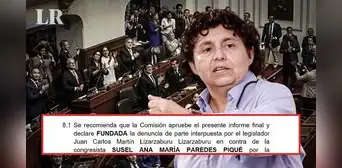 Congreso: pretenden multar a Susel Paredes por tildar a sus colegas de brutos e idiotas Congreso: pretenden multar a Susel Paredes por tildar a sus colegas de brutos e idiotas