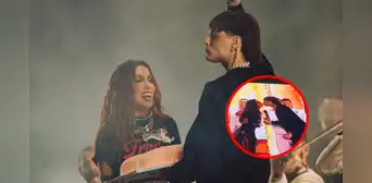 Peso Pluma se besa con Anitta durante concierto en México: crecen los rumores de nuevo romance