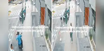 Roba celular, pero se lo lanza a su dueño al ver que no tenía mucho valor: “No era de alta gama”