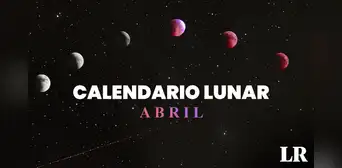 Calendario lunar de abril 2024: ¿cuándo hay luna llena y en qué fase está el satélite?