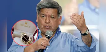 César Acuña niega haber regalado relojes Rolex a Dina Boluarte César Acuña niega haber regalado relojes Rolex a Dina Boluarte
