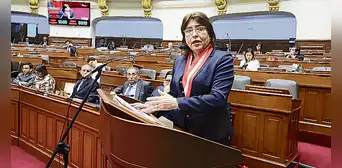 Congreso discute este martes informe de calificación de denuncia contra fiscal Delia Espinoza Congreso discute este martes informe de calificación de denuncia contra fiscal Delia Espinoza