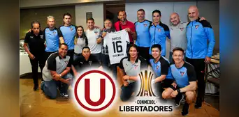 Hernán Barcos acude a alentar a LDU previo al partido ante Universitario por Copa Libertadores