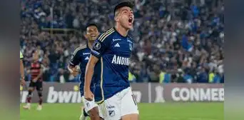 Con 10 jugadores, Millonarios rescató un empate como local ante Flamengo por Copa Libertadores Con 10 jugadores, Millonarios rescató un empate como local ante Flamengo por Copa Libertadores