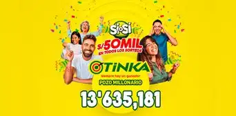 Resultados de La Tinka EN VIVO del sorteo de hoy, miércoles 3 de abril