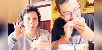 Youtuber se sorprende al probar pan con leche de tigre y les dicen: “Falta el pollo a la brasa acevichado” Youtuber se sorprende al probar pan con leche de tigre y les dicen: “Falta el pollo a la brasa acevichado”