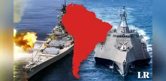 No es Chile ni Brasil: descubre el país de Sudamérica que sorprende al tener la mayor fuerza naval No es Chile ni Brasil: descubre el país de Sudamérica que sorprende al tener la mayor fuerza naval