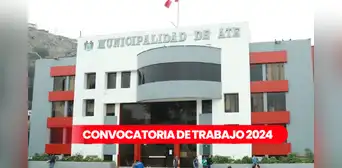 ¡Trabaja en Ate! Municipio limeño ofrece 334 empleos con sueldos desde S/1.300 ¡Trabaja en Ate! Municipio limeño ofrece 334 empleos con sueldos desde S/1.300