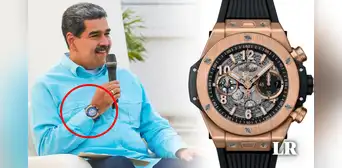 El reloj de Maduro: así luce el Hublot Watch del presidente de Venezuela que vale más de 43 mil dólares El reloj de Maduro: así luce el Hublot Watch del presidente de Venezuela que vale más de 43 mil dólares