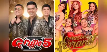 Conciertos del 5, 6 y 7 de abril: Grupo 5, Corazón Serrano, La Bella Luz y más eventos en Lima Conciertos del 5, 6 y 7 de abril: Grupo 5, Corazón Serrano, La Bella Luz y más eventos en Lima