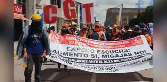 Trabajadores de construcción civil de Lima, Puno y Arequipa protestan para exigir mejoras salariales
