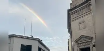 Arcoíris en Lima: fenómeno sorprende a ciudadanos tras ligera lluvia en varios distritos