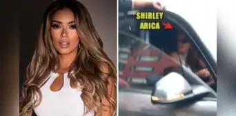 Shirley Arica es acusada de chocar y darse a la fuga en aparente estado de ebriedad Shirley Arica es acusada de chocar y darse a la fuga en aparente estado de ebriedad