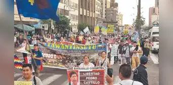 En Lima y el interior del país marcharon contra el Gobierno de Dina Boluarte En Lima y el interior del país marcharon contra el Gobierno de Dina Boluarte