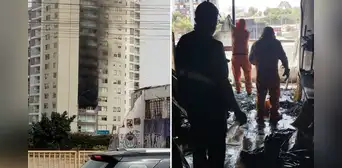Incendio en Barranco: se registra siniestro en edificio frente a estación del Metropolitano Incendio en Barranco: se registra siniestro en edificio frente a estación del Metropolitano