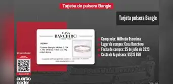 Dina Boluarte: Fiscalía encontró tarjeta de compra de pulsera Bangle valorizada en US$13.650 en su casa