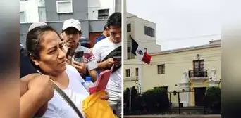 Peruanos hacen largas colas en Embajada de México tras exigencia de Visa Peruanos hacen largas colas en Embajada de México tras exigencia de Visa