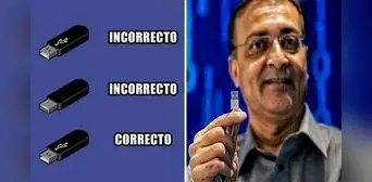 ¿Por qué es difícil conectar un pendrive al primer intento? Creador del USB lo explica