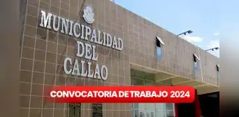 ¡Trabaja en el Callao! Municipio ofrece empleos si tienes secundaria completa con sueldos de hasta S/4.500 ¡Trabaja en el Callao! Municipio ofrece empleos si tienes secundaria completa con sueldos de hasta S/4.500