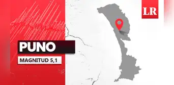 Temblor de magnitud 5,1 se sintió en Puno hoy, según IGP Temblor de magnitud 5,1 se sintió en Puno hoy, según IGP
