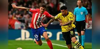 ¡Llave abierta! Atlético Madrid sufrió para ganar 2-1 a Borussia Dortmund por los cuartos de la Champions ¡Llave abierta! Atlético Madrid sufrió para ganar 2-1 a Borussia Dortmund por los cuartos de la Champions