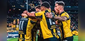 Peñarol goleó 5-0 a Caracas y sumó su primera victoria en la Copa Libertadores 2024