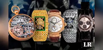 Los 5 relojes más caros del mundo: los exclusivos Rolex no figuran en el primer lugar Los 5 relojes más caros del mundo: los exclusivos Rolex no figuran en el primer lugar